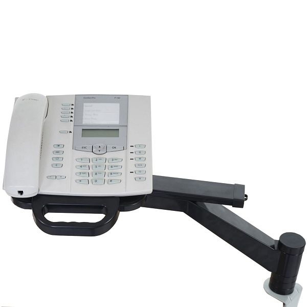 Mendler brazo para teléfono T555, soporte para teléfono, brazo giratorio para teléfono, soporte de escritorio, negro, 45689
