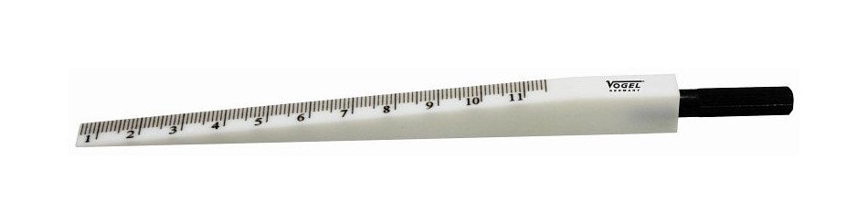 Cuña de medición Vogel Germany, plástico, 0,5 - 11,0 mm, 472373