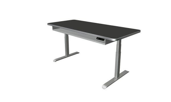 Mesa de pie/sentado Kerkmann Move 4 Premium, ancho 1800 x fondo 800 mm, altura ajustable eléctricamente de 620 a 1270 mm, antracita, 10320513