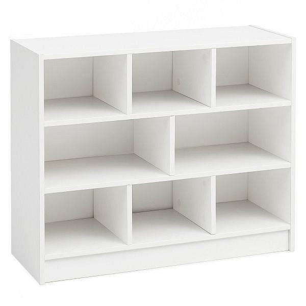Librería Wohnling blanca 80 x 68,5 x 29,5 cm, moderna, WL5.819