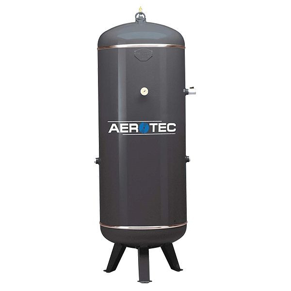 Depósito de aire comprimido AEROTEC 500 L de pie - 15 bar galvanizado en caliente, 2009713