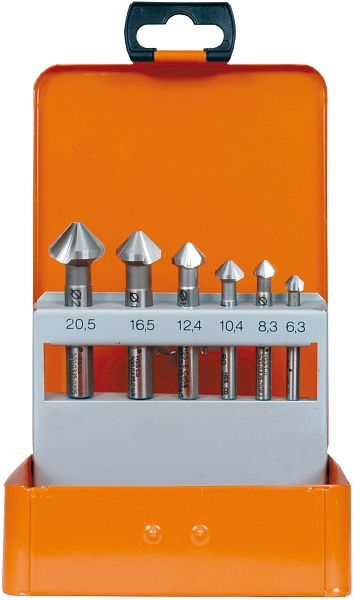 Avellanador de cassette Projahn HSS-Co 6 piezas 6,3 - 20,5 mm, 35701