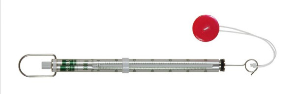 Báscula logopédica PESOLA que mide la fuerza de cierre de los labios, Línea Medio, 3000g con puntero de arrastre, 43000/5
