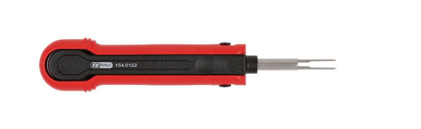 KS Tools Herramienta de desbloqueo para enchufes/receptáculos planos de 4,8 mm, 5,8 mm, 6,3 mm (AMP Tyco SPT), 154.0122