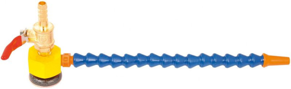 Imán ELMAG con manguera flexible para refrigerante, longitud de segmento, incl. boquilla 210 mm, conexión de manguera Ø 9 mm, 16099