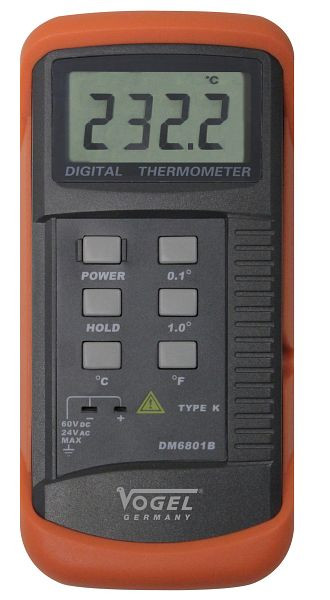 Termómetro digital electrónico Vogel Germany, -50 ~ +1,300 ° C, 640303