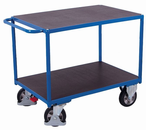 Carro de mesa para cargas pesadas VARIOfit con 2 zonas de carga, dimensiones exteriores: 1.790 x 800 x 925 mm (ancho x profundo x alto), sw-800.511