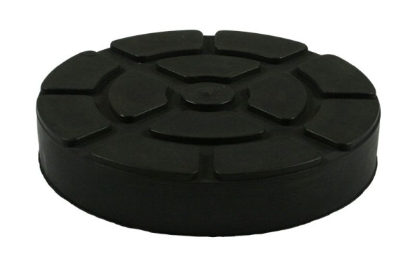 Almohadilla de goma para casquillos adecuada para Ravaglioli/Werther, H: 25 mm D: 123 mm con placa de acero, 100491