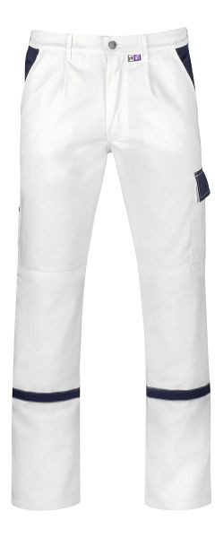 Pantalón de prácticas PKA, 260 g/m², blanco/azul hidrón, talla: 52, PU: 5 piezas, BH26W-052