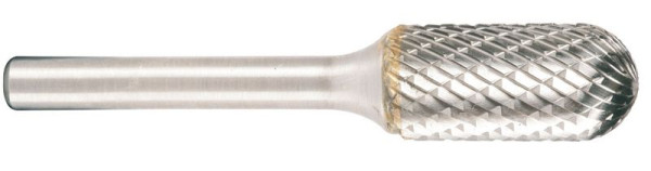 Fresa de carburo de tungsteno Projahn forma C redonda / rodillo cilíndrico d1 3,0 mm, diámetro del vástago 3,0 mm K, 700363030