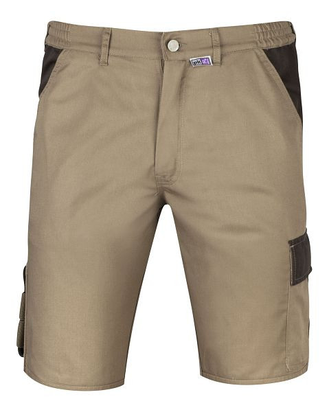 Pantalones cortos de trabajo para prácticas PKA, 260 g/m², arena/marrón, tamaño: 46, PU: 5 piezas, SHBH26KH-046