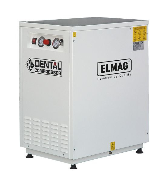 Compresor dental ELMAG 350/8/30W-SILENT, EXTREME SD 30L 2,00CV, incluido secador de adsorción, 21115