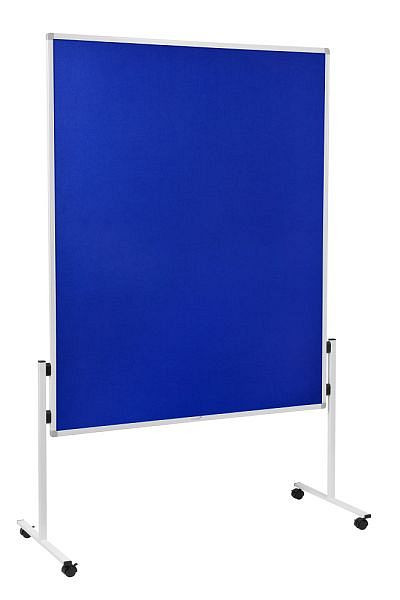 Tablero de moderación Legamaster ECONOMY rígido, cubierto de fieltro, azul 150x120 cm, 7-209100