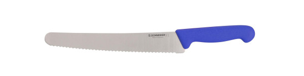Cuchillo universal Schneider, filo dentado, azul, longitud de hoja: 25 cm, 260702