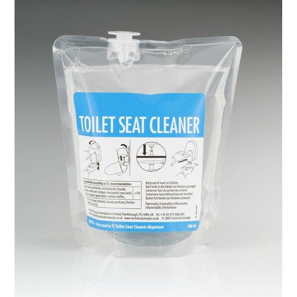 Limpiador de asientos de inodoro Rubbermaid Clean Seat, 400 ml (paquete de 12), FN399