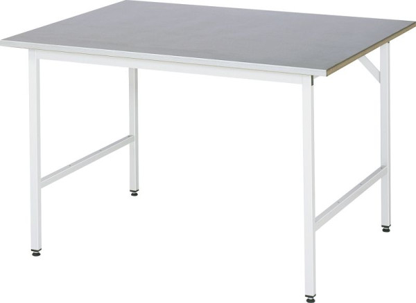 Mesa de trabajo serie RAU Jerry (mesa básica), W1250 x D1000 x H800-850 mm, 06-500ES10-12.12