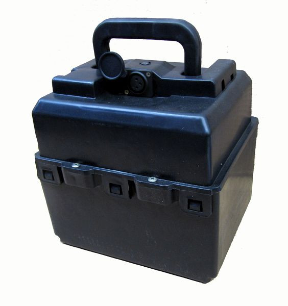 Paquete de batería Ebinger, carcasa con asa de transporte, 76350