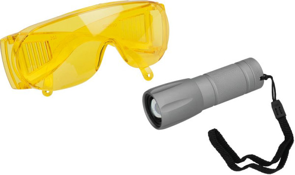 KS Tools Juego de linternas de detección de fugas UV, 2 piezas, 550.1190