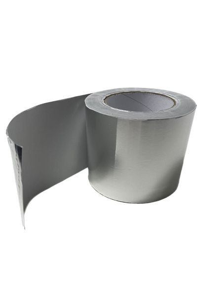 VaGo-Tools cinta de aluminio cinta adhesiva de aluminio cinta adhesiva 100mmx50m aislamiento 1 rollo, PU: 50m, 370-100-50x1_tv