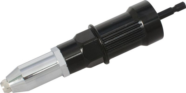 Projahn adaptador de remache ciego profesional para taladros y destornilladores inalámbricos 3,0 - 6,4 mm, 398064