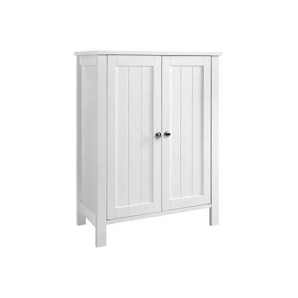 Mueble de baño VASAGLE con puerta doble blanco, BCB60W