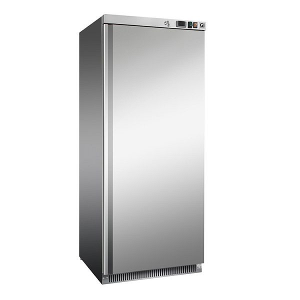 Congelador Gastro-Inox de acero inoxidable de 600 litros, refrigerado estáticamente, capacidad neta 580 litros, 201.103