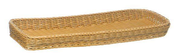 Bandeja APS tamaño panadero, 40 x 30 cm, altura: 5 cm, polipropileno, beige claro, -PROFI LINE-, 50905