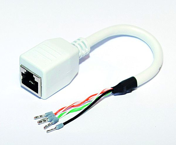 Cable multiconector TCS para conexión directa de dispositivos IP ISW5410 / IVW5411 Conector RJ45, ZIX1402-0000