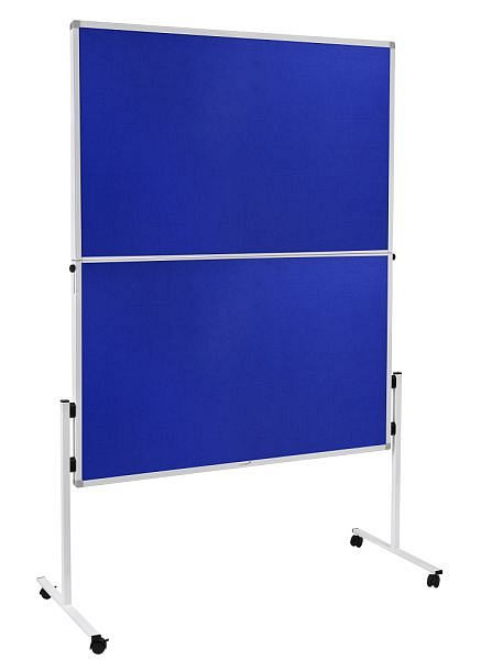 Tablero de presentación Legamaster ECONOMY plegable, recubierto de fil, azul, 150 x 120 cm, 7-209400