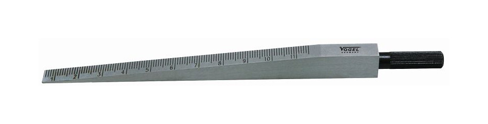 Cuña de medición Vogel Germany, acero, 0,5 - 11,0 mm, 472372