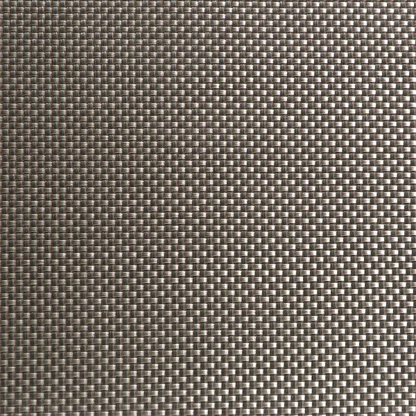 Mantel individual APS - platino, 45 x 33 cm, PVC, banda estrecha, paquete de 6, 60524