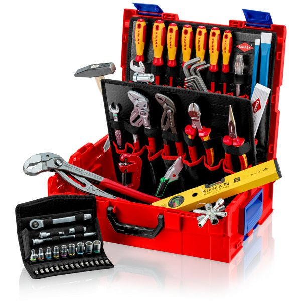 Knipex maletín de herramientas L-BOXX sanitario, 52 piezas, 002119LBS