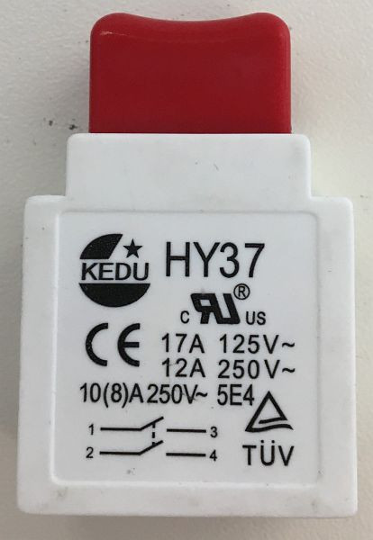 ELMAG MICRO interruptor con botón para mango para todos los MKS - 'CE', 9708281