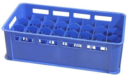 Caja para gafas de contacto, 32 compartimentos, azul, 2534/032