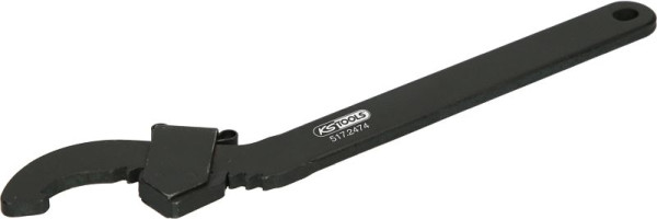 KS Tools Llave de gancho ajustable con punta, 20 - 42 mm, 517.2474