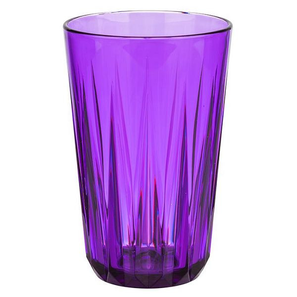Vaso APS -CRYSTAL-, Ø 8 cm, altura: 12,5 cm, Tritan, 0,3 litros, color: violeta, paquete de 48, 10529