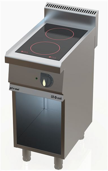 Cocina de inducción gel-o-mat con 2 x 3,5 kW, GO Cook 700, IN4070