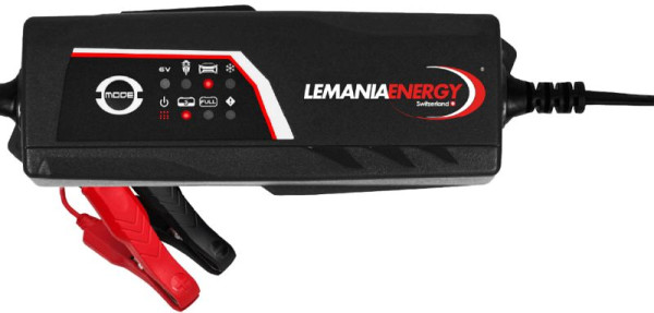 Cargador Lemania Energy 6/12V - 2A 17,5 x 6,5 x 4,3 cm, LE61220