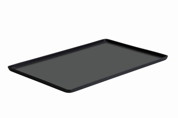 Bandejas de exposición/mostrador Schneider "negro", aluminio, con recubrimiento en polvo, 200 x 600 x 10 mm, 154095