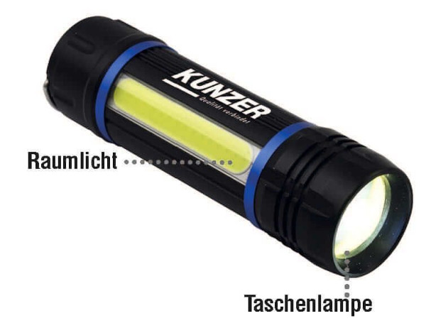 Linterna Kunzer y luz ambiental en uno, 7TLR01