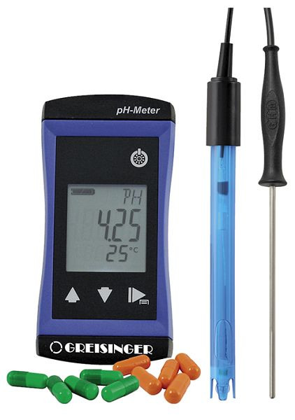 Greisinger G 1501 set completo para medición de pH/temperatura, 611385