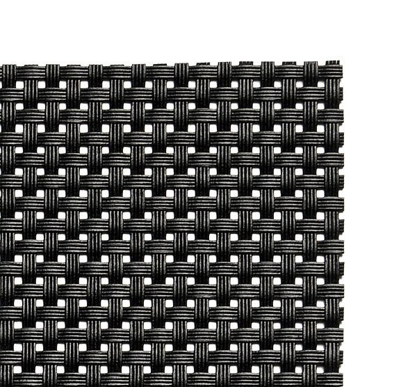 APS mantel individual - negro, 45 x 33 cm, PVC, banda estrecha, paquete de 6, 60012