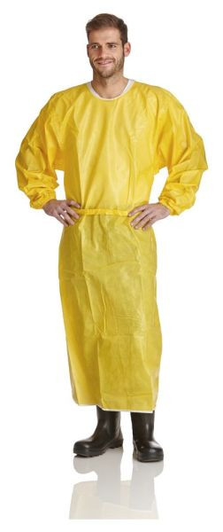 Delantal de manga de protección química ProSafe XP3000, 145 cm de largo, amarillo, PU: 25 piezas, PSXP-SC