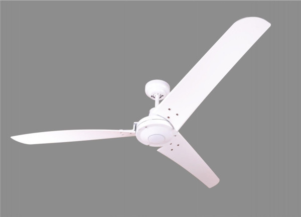 Pepeo Industrial ventilador de techo Vourdries blanco 142 cm sin mando, 13512011142
