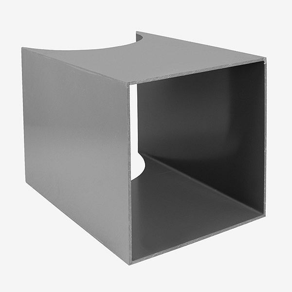 Caja de descarga HKW, cuadrada, Ø 300 mm, 708120
