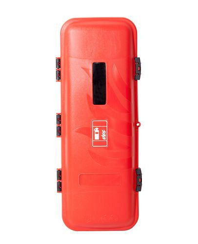 Armario extintor DENIOS BigBox XL de plástico, para extintores de 9 a 12 kg, 257-075