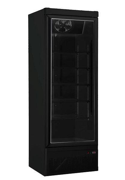 Congelador Saro con puerta de cristal modelo GTK 560, negro, 453-1022