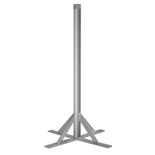 Soporte de tubo TechniSat de 80 cm de altura, diámetro del mástil 42,4 mm, 4,12 kg, 0001/1730