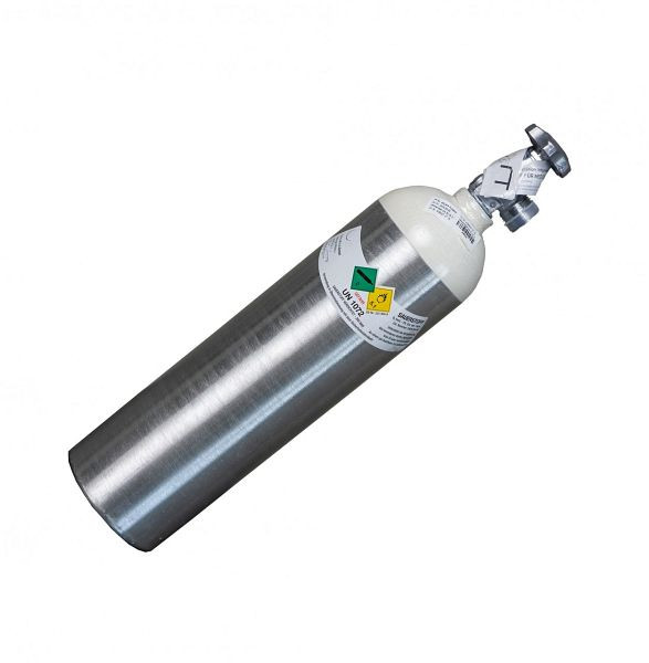 Botella de oxígeno MBS Medizintechnik 2 litros llena de aluminio med O2, 533027