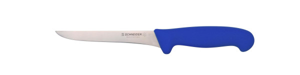Cuchillo para deshuesar Schneider, 16 cm, mango: azul, 260877